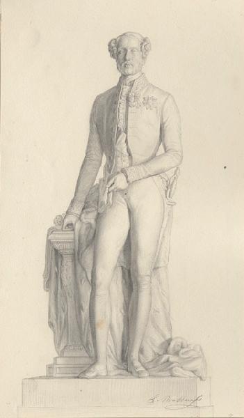 Portraits au crayon d'après les tableaux du musée de Versailles ; Ferdinand-Philippe duc d'Orléans