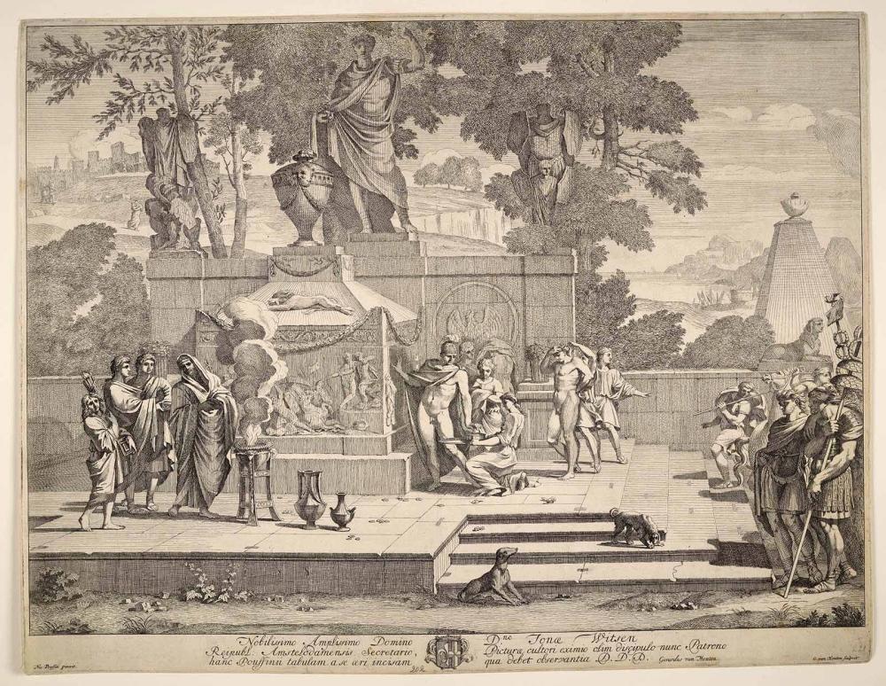 Alexandre sacrifiant sur le tombeau d'Achille