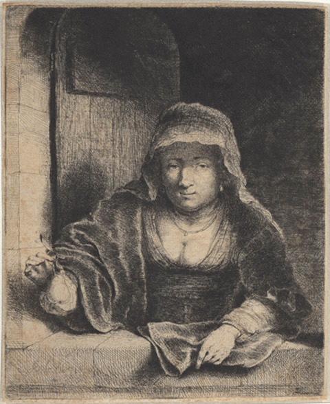 La femme à la poire