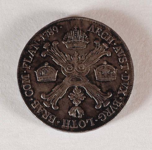 Pièce en argent avec l'effigie de l'empereur Joseph II