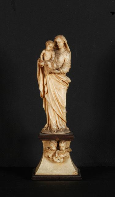 Vierge à l'Enfant en ivoire
