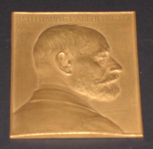 Médaille rectangulaire représentant P.J.H. Daumet