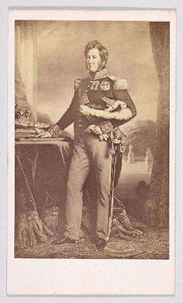 Le roi Louis-Philippe (1773-1850), reproduction du tableau de Winterhalter