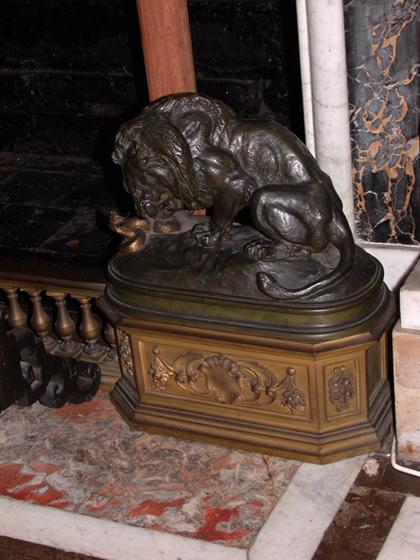 Feu de foyer en bronze