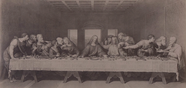 Léonard de Vinci, La Cène, Milan, couvent Sainte-Marie des Grâces