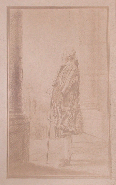 Portait d'un homme d'après Louis Carrogis, dit Carmontelle