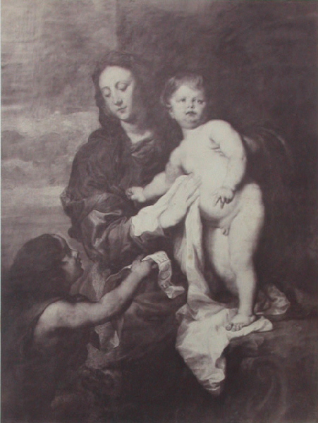 Sainte Marie, Jésus et Saint Jean de Van Dyck