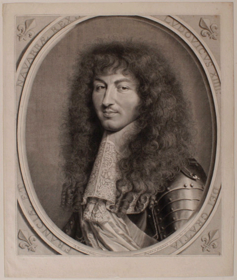Louis XIV (Saint-Germain-en-Laye, 1638 ; Versailles, 1715) roi de France et de Navarre