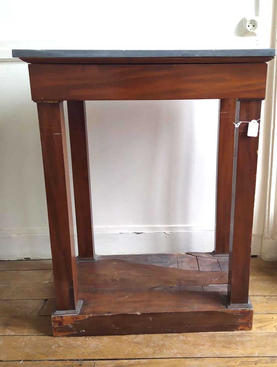 Petite console en acajou