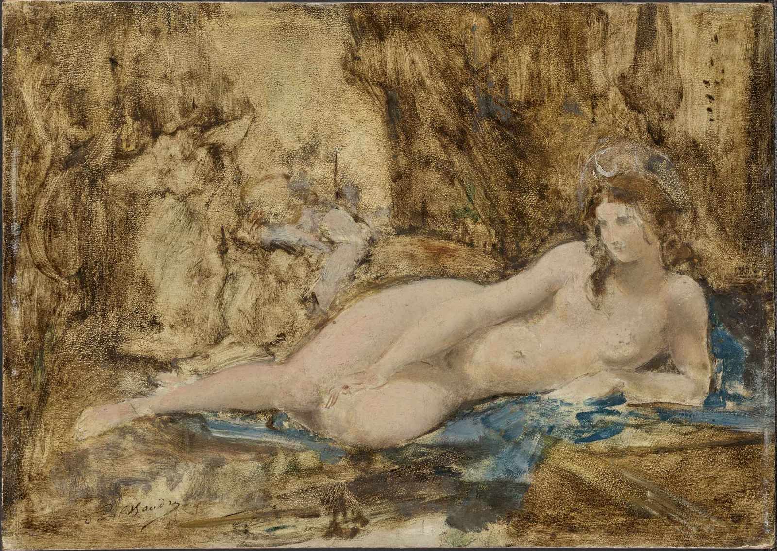 Esquisse pour Diane au repos