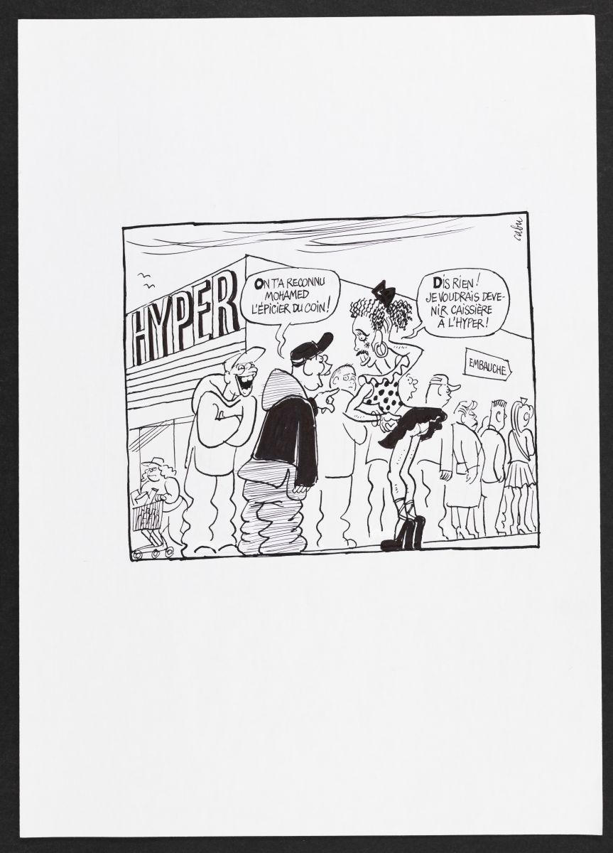 On t’a reconnu Mohamed l’épicier du coin ; Dis rien! Je voudrais devenir caissière à l’hyper!