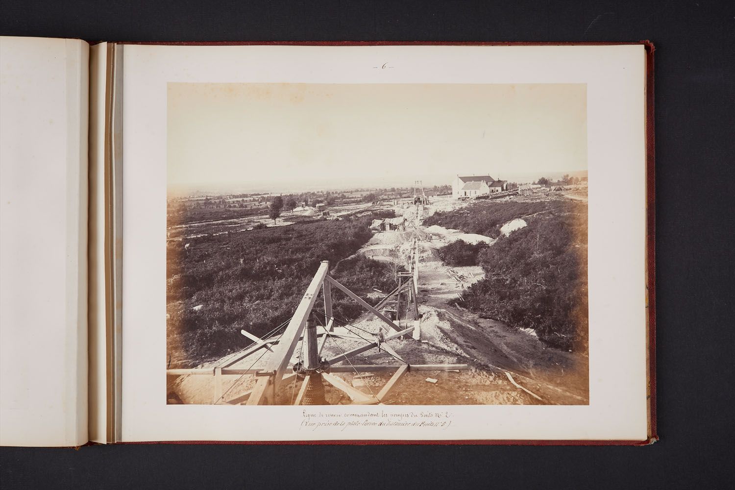 “Ligne de renvoi commandant les pompes du Puits”