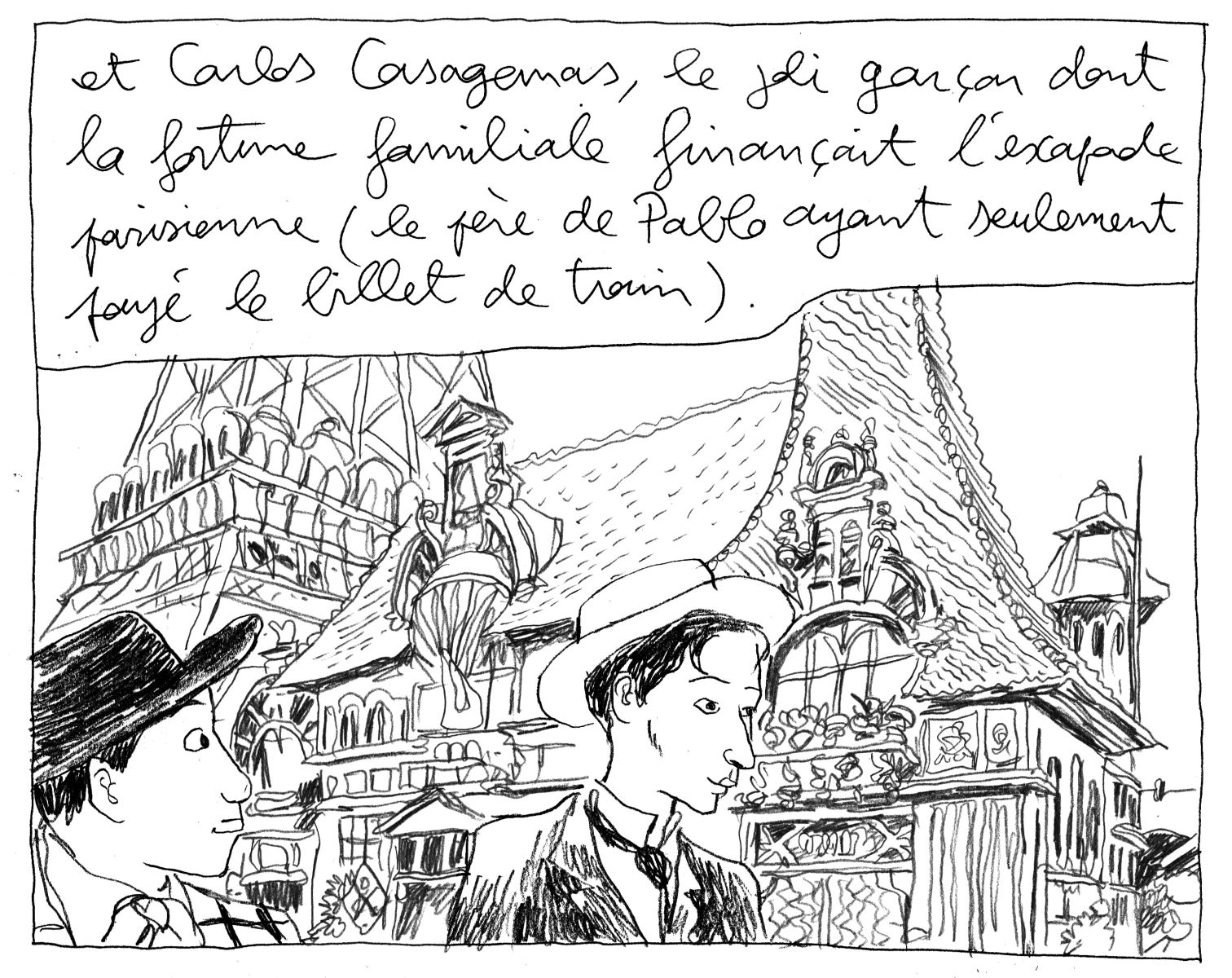 Picasso, 1. Max Jacob, “et Carlos Casagemas, le di garçon...”