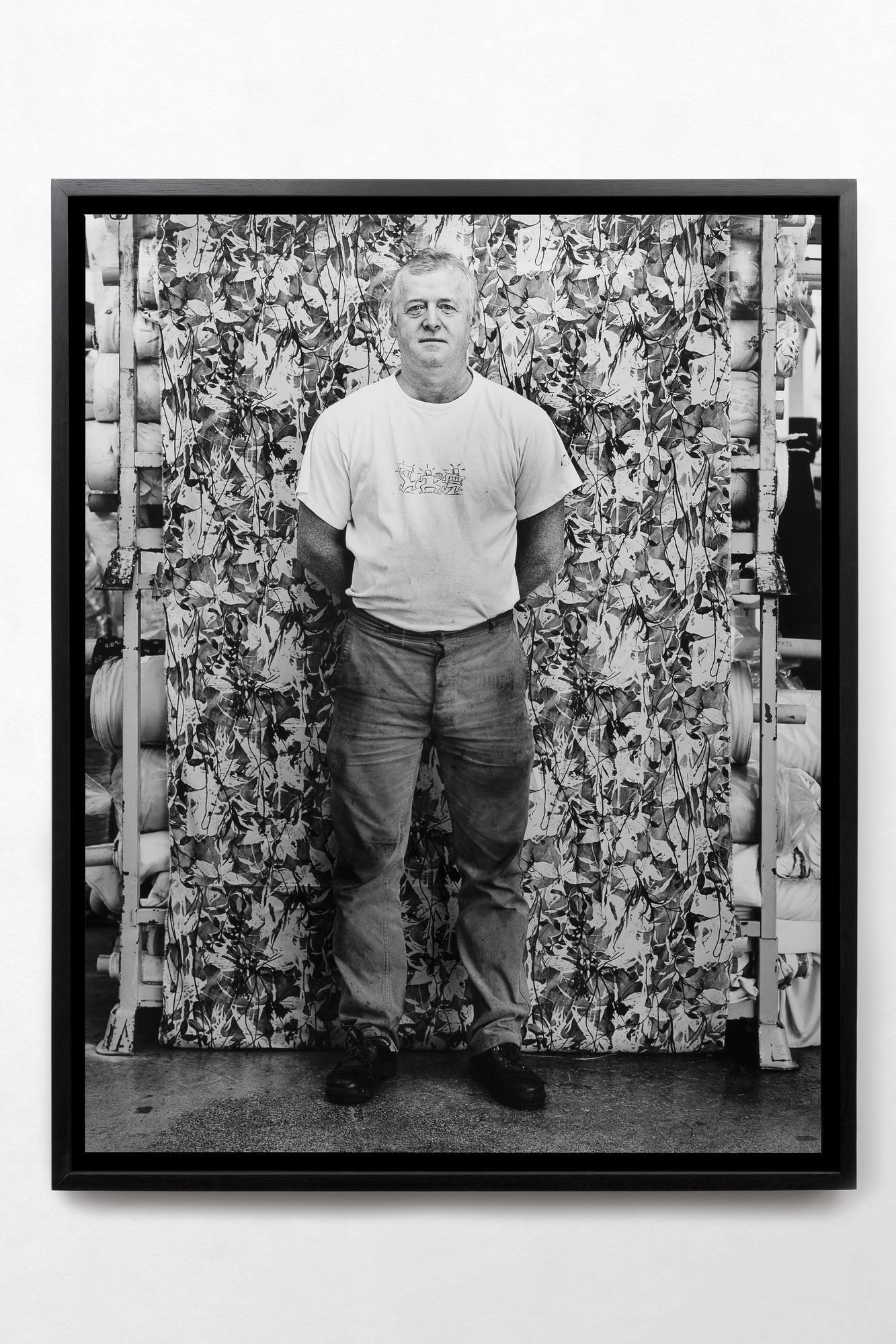 Joao-Baptista REIS, conducteur de laveuse ; Portraits d'une PME (titre de la série)