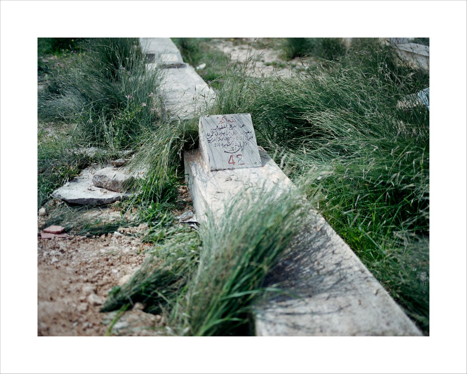 Je suis pas mort, je suis là (titre de la série)) ; Tombes. Sousse, Tunisie, 2012