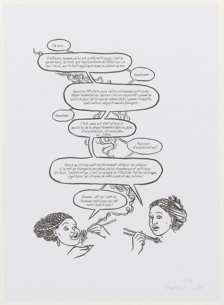 Planche originale  du roman graphique       « Peyi An Nou », 2017. Pl 24