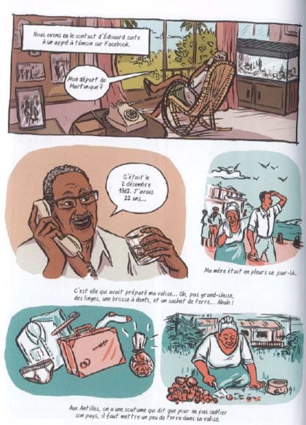 Planche originale du roman graphique « Peyi An Nou », planche 66