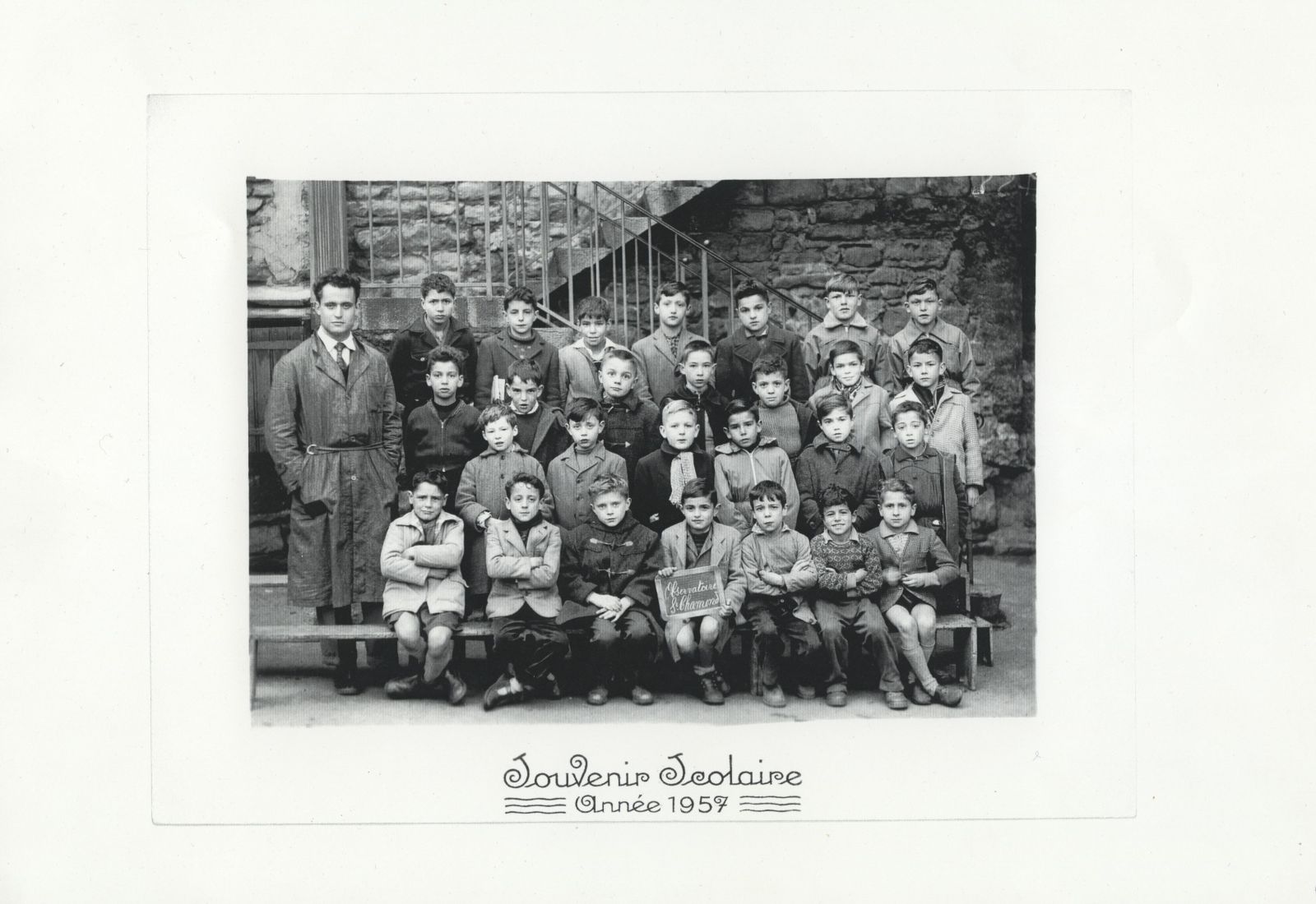 La classe d'Abdelkader Zennaf à l'école de l'Observatoire de Saint-Chamond (titre factice)