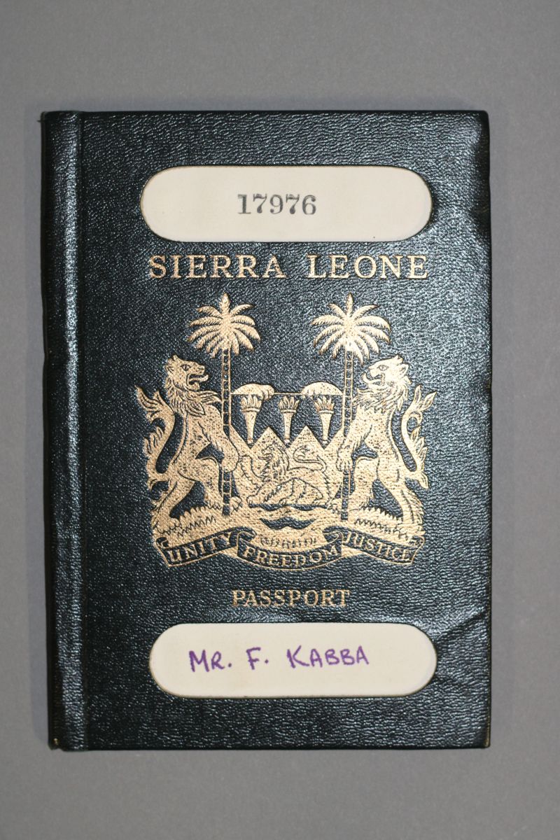 Faux-passeport de Fodé Kaba