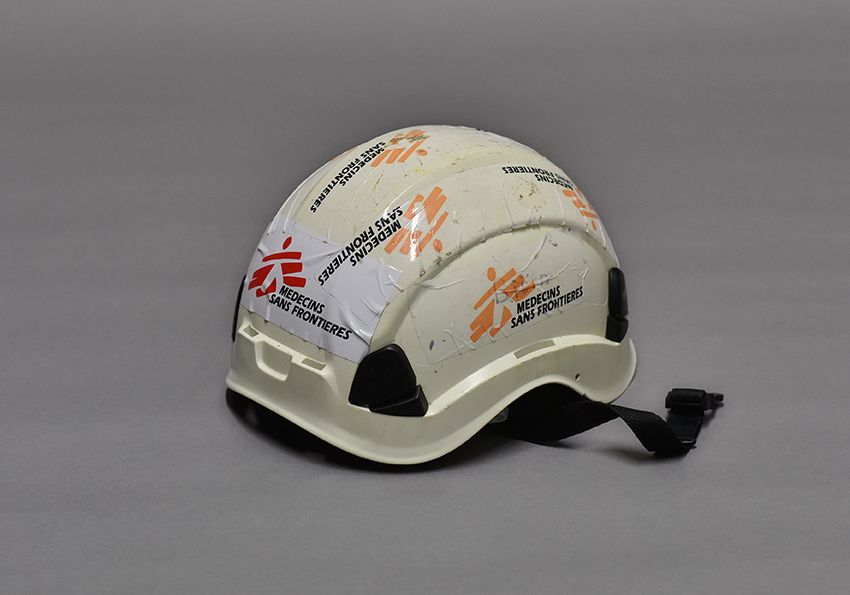 Casque d'un équipier de l'Aquarius