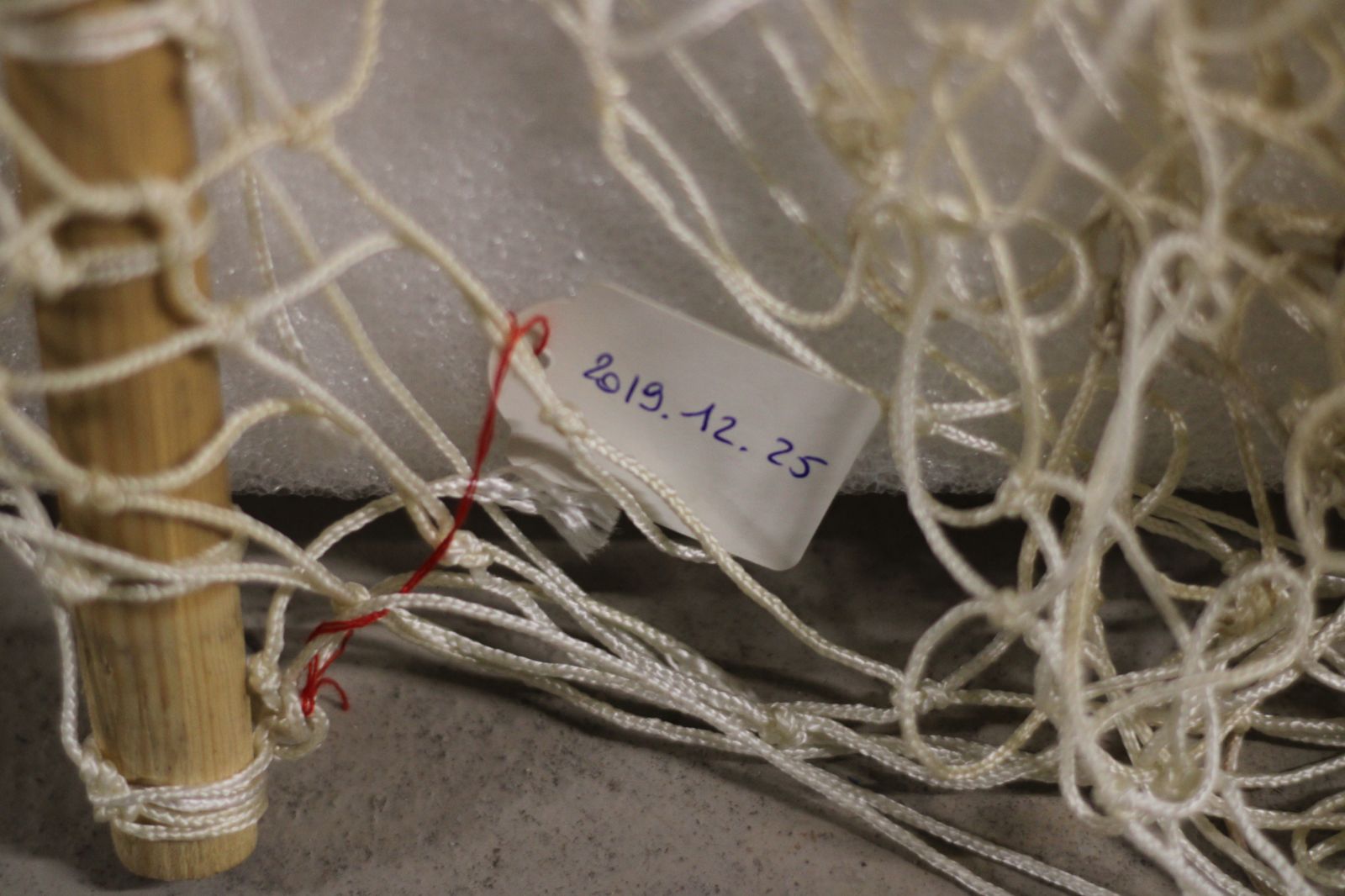 Hamac réalisé à bord de l'Aquarius