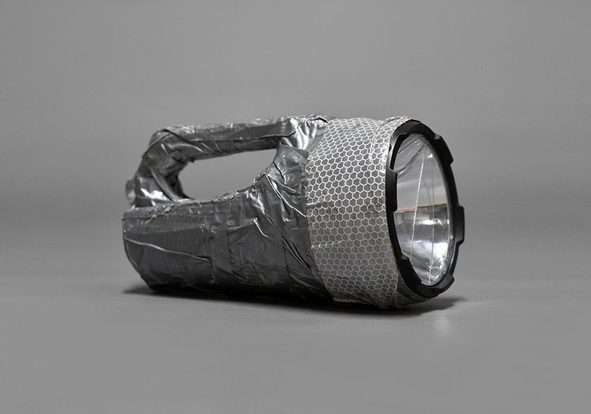 Lampe torche des sauveteurs de l'Aquarius