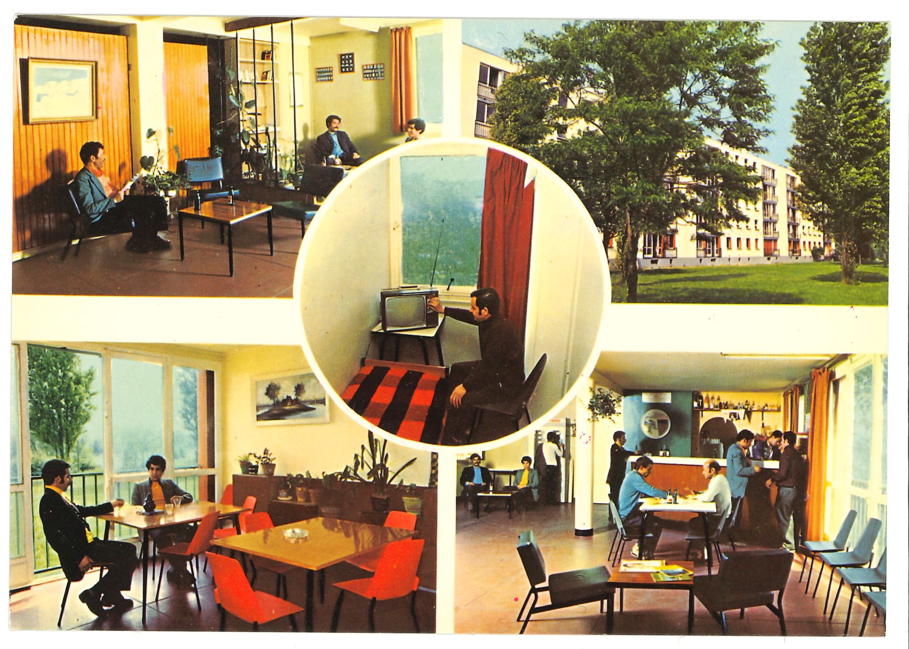 Carte postale du foyer Sonacotra d'Argenteuil (102, quai Saint-Denis)