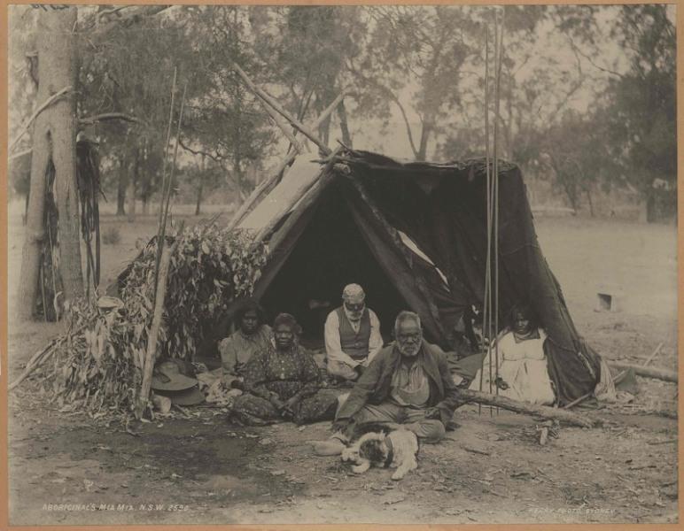 Aboriginal's mia mia New South Wales