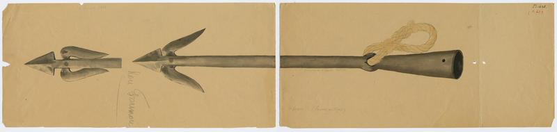 harpon ; objet de pêche