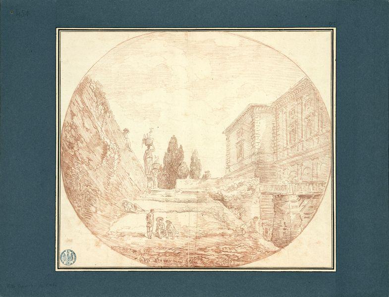 Vue de la villa Madama (?)