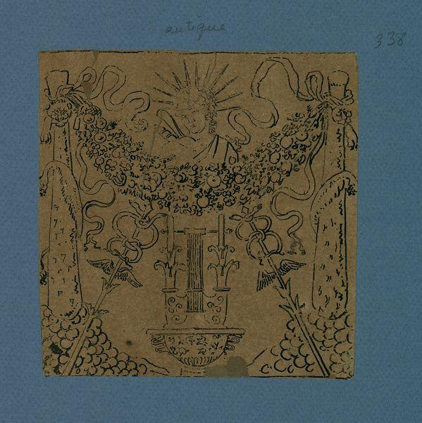 Antique. Composition d'éléments rustiques et décoratifs