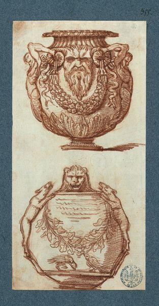 Vase antique décoré