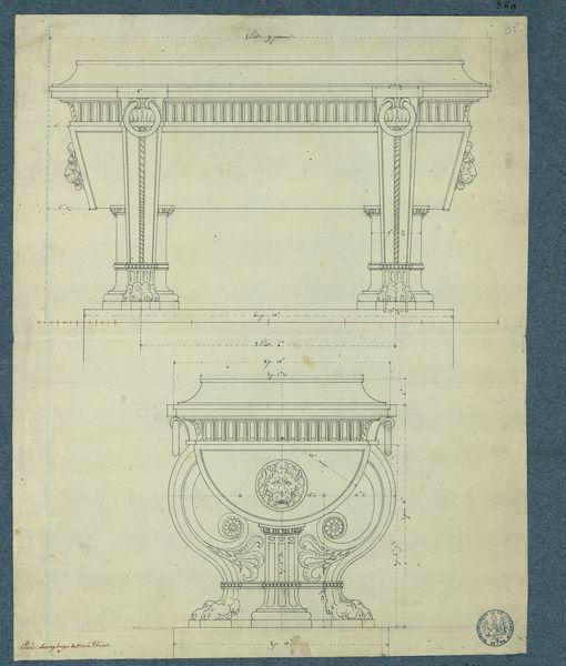 Sarcophage de Marie-Thérèse, vu de face et de profil