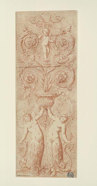 Arabesque antique en marbre