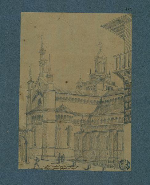 Eglise d'Alexandrie de la Paille que Napoléon a fait démolir pour augmenter les fortifications de cette place