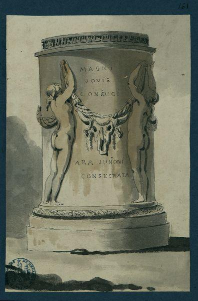 Autel antique dédié à Junon