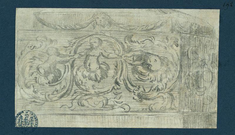 Bas-relief, pour piédestal