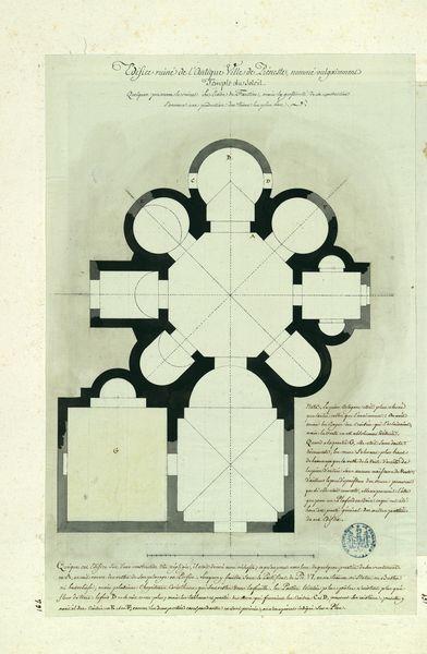 Edifice ruiné de l'antique ville de Préneste, nommé vulgairement : Temple du soleil