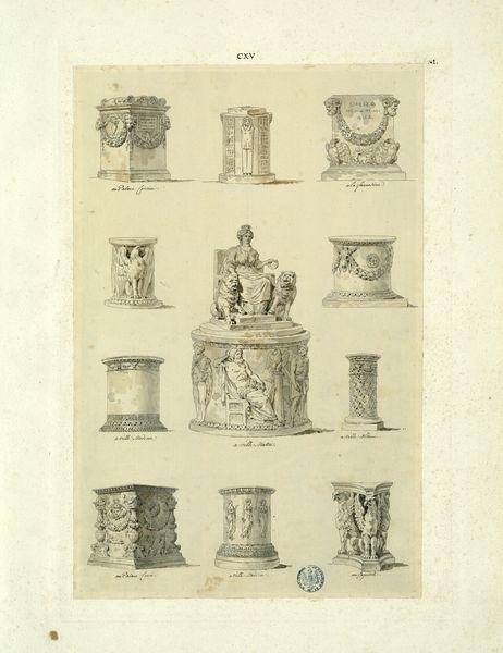 Choix des plus beaux autels et cippes