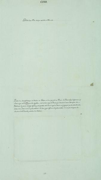 Portion d'une frise antique exécutée en terre cuite