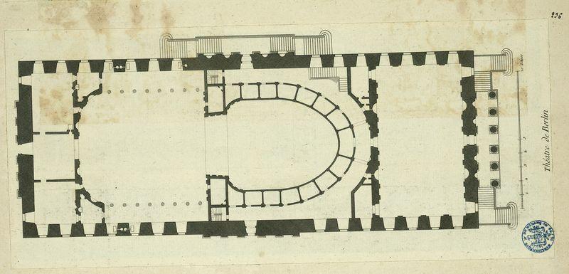Plan du théâtre de Berlin