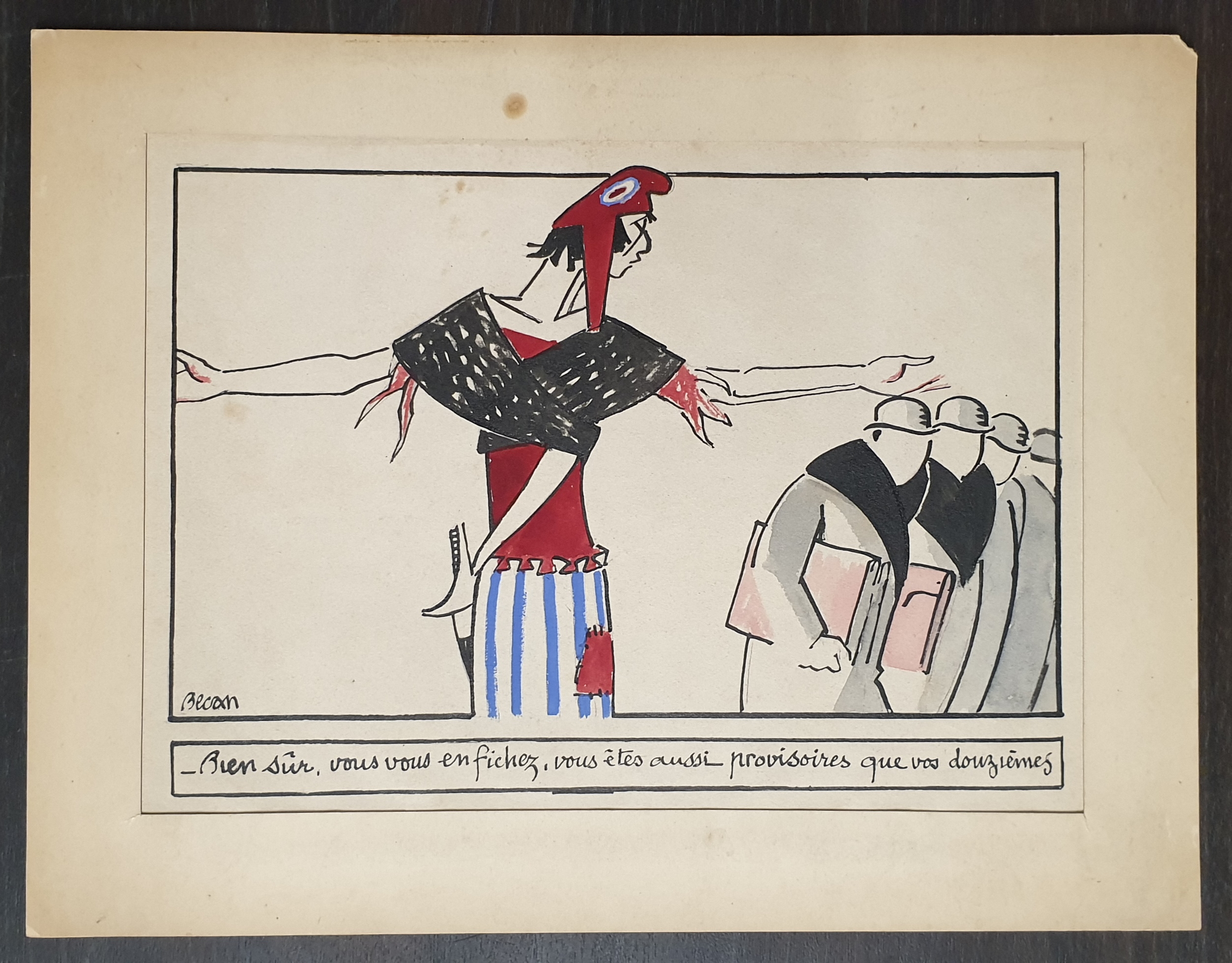 Bien sûr, vous vous en fichez, vous êtes aussi provisoires que vos douzièmes