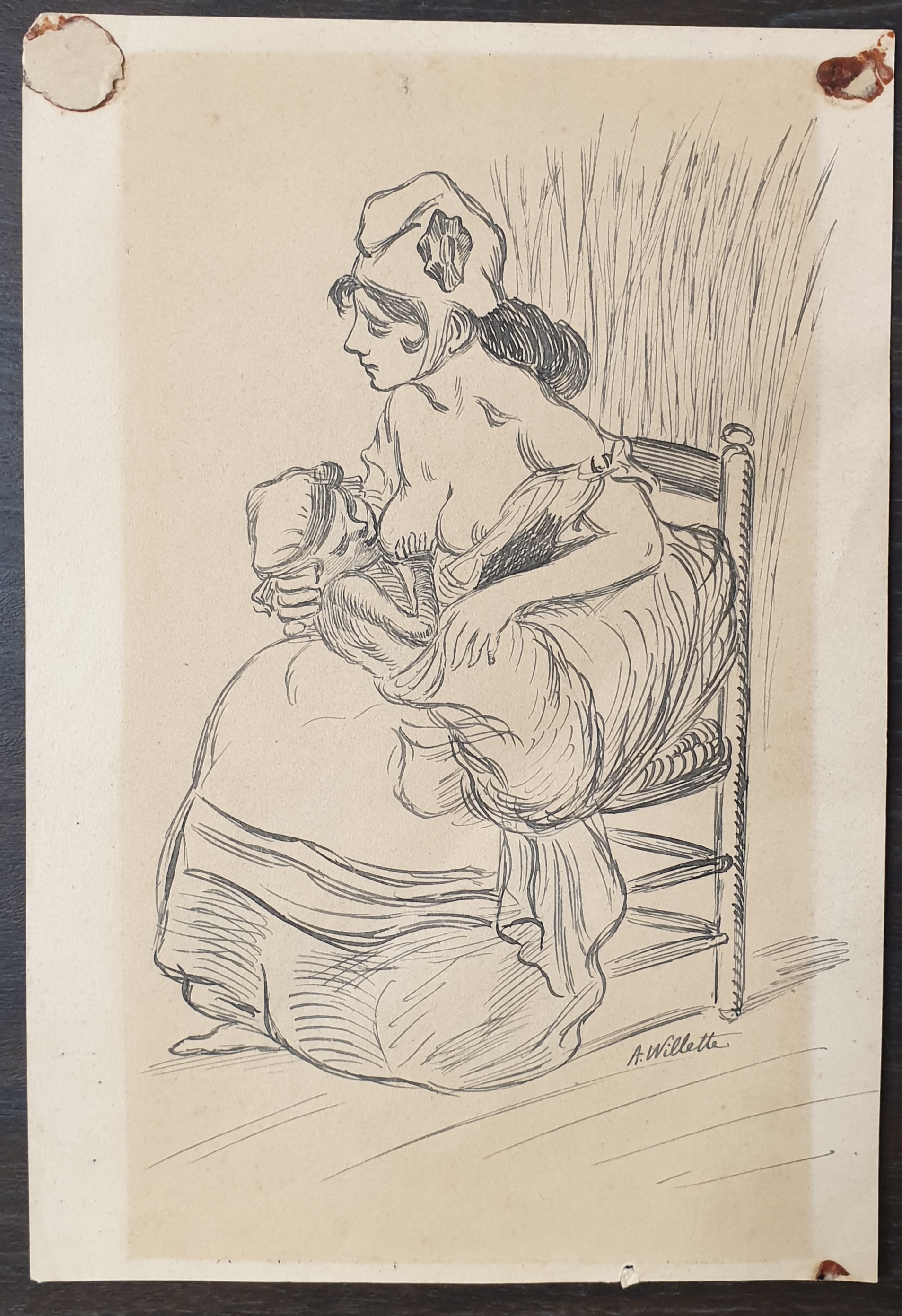 Marianne donnant le sein (titre factice)