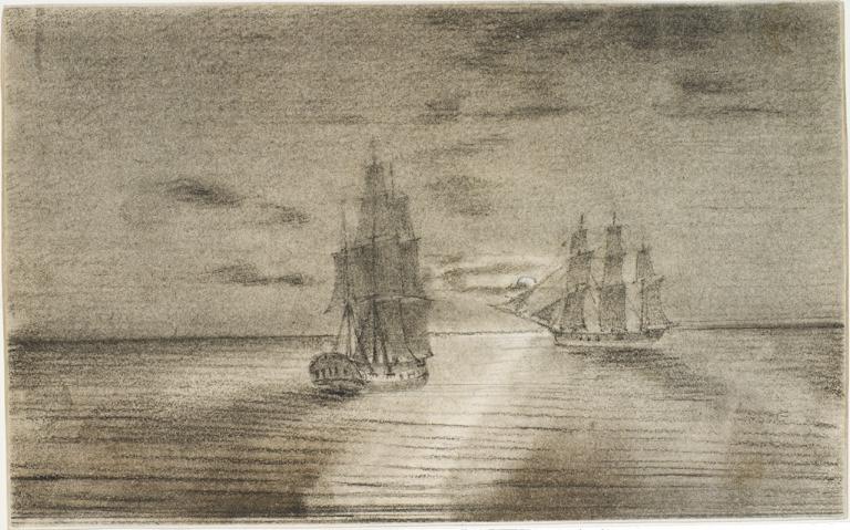 Le Géographe et le Naturaliste en mer