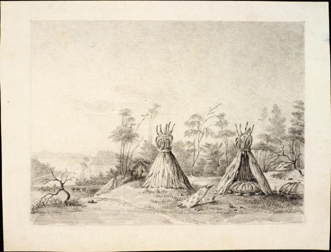 Tombeaux des Naturels de l'île Maria (Terre de Diémen, Tasmanie)