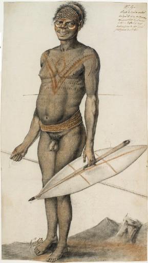 Un homme de Nouvelle-Hollande (Australie)