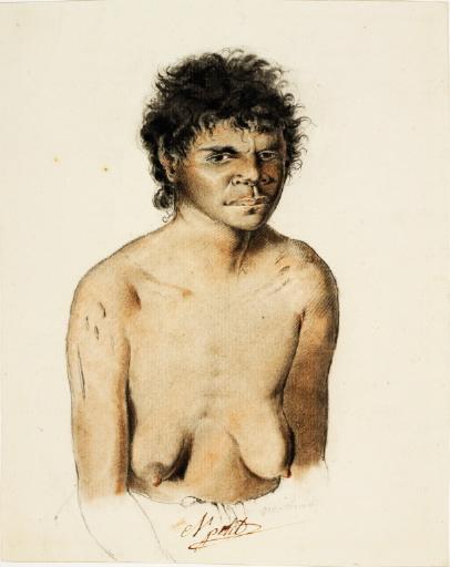 Oïe réquiné, femme de Nouvelle-Hollande (Australie)