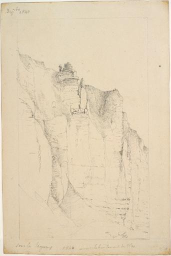 sous les Signaux - 1840 avant l'éboulement de 1841