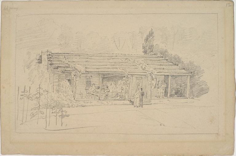 Auberge de Mr Halls à Albion (Illinois)