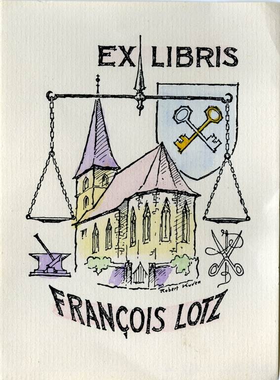 EX LIBRIS/ FRANCOIS LOTZ (titre inscrit)